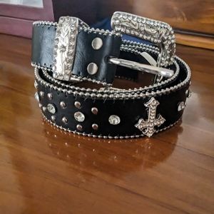 Rhinestone belt